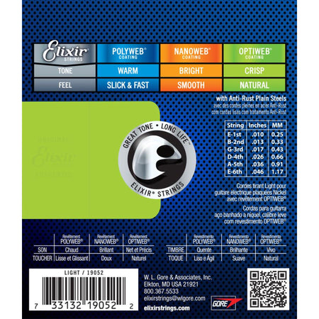 10>46 Optiweb Electric Guitar Strings E19052