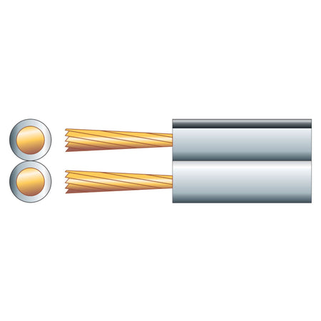 Speaker cable 42 Strand Per Meter White