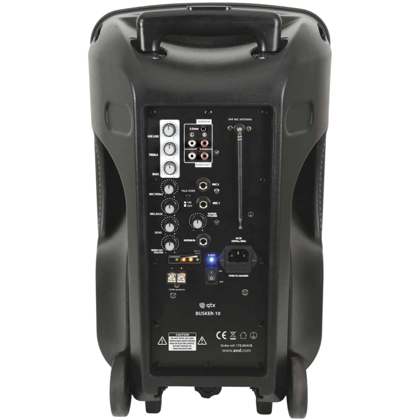 BUSKER 10 60w PA RECHARGE & MAINS