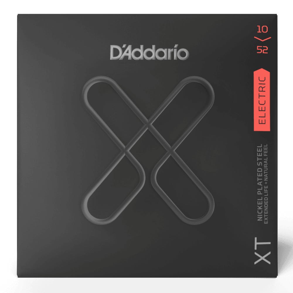 XTE1052 Nickel Plated Steel Electric Guitar Strings, Light / Heavy, 10-52