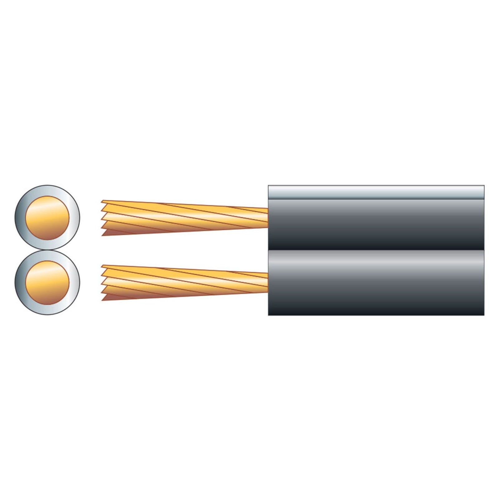 Speaker cable 42 Strand Per Meter Black